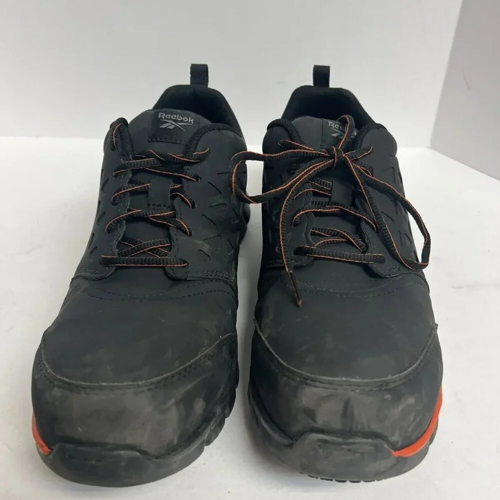 Reebok Mens Sublite Cushion Work Sneaker Black 10M